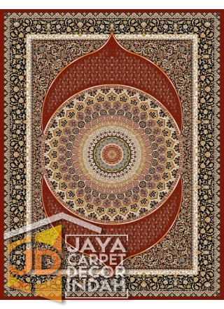 Karpet Permadani Solomon 700 Reeds Haniz Red 3609 ukuran 120x160,160x230, 200x300, 250x350, 300x400